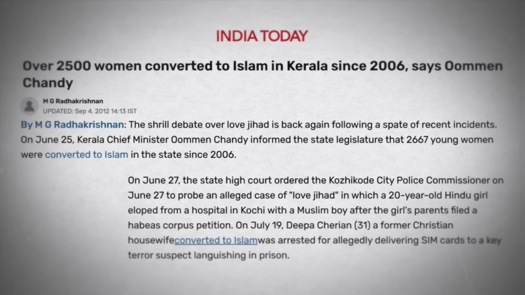 over 2500 women converted to islam in kerala since 2006,says oommen chandy