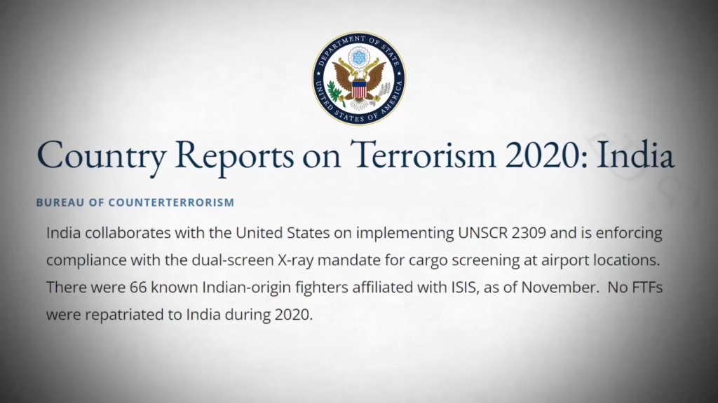 country report on terrirism 2020 india