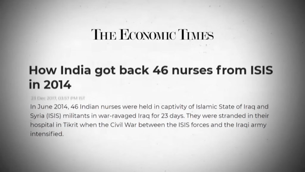 how india got back 46 nurses from isis in 2014,tiger jinda hai